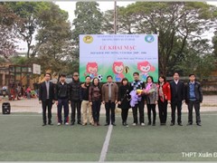 Lễ khai mạc hội khỏe Phù Đổng trường THPT Xuân Đỉnh năm học 2015-2016