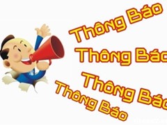 Thông Báo Hoãn Lịch Tập Trung K62