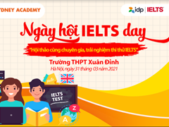 Ngày Hội IELTS Day Tại THPT Xuân Đỉnh ngày 31/3/2021