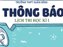 Lịch Thi Tập Trung Cuối Học Kì I Năm Học 2022-2023