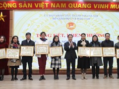 Hà Nội khen thưởng thành tích nhất toàn đoàn Hội thi Giai điệu tuổi hồng 2022