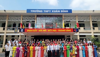 TRƯỜNG THPT XUÂN ĐỈNH TỔ CHỨC THÀNH CÔNG  HỘI NGHỊ CÁN BỘ VIÊN CHỨC, NGƯỜI LAO ĐỘNG NĂM HỌC 2024-2025