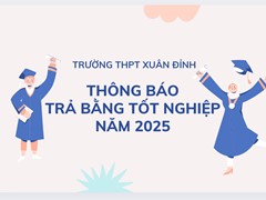 Thông Báo Về Việc Trả Bằng Tốt Nghiệp Năm 2025