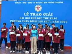 Trường Thpt Xuân Đỉnh Đạt Thành Tích Xuất Sắc Tại Đại Hội Thể Dục Thể Thao Phường Xuân Đỉnh Năm 2025