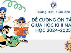 THÔNG BÁO ĐỀ CƯƠNG ÔN TẬP GIỮA HỌC KÌ II NĂM HỌC 2024-2025