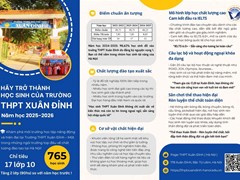 TOP NHỮNG LÍ DO 2K10-ers NÊN CHỌN THPT XUÂN ĐỈNH