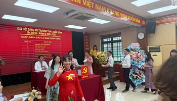 ĐẠI HỘI ĐẢNG LẦN THỨ II (NHIỆM KỲ 2025-2030) ĐẢNG BỘ TRƯỜNG THPT XUÂN ĐỈNH THÀNH CÔNG TỐT ĐẸP