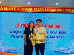 LỄ TỔNG KẾT VÀ TRAO GIẢI CUỘC THI ĐẠI SỨ VĂN HÓA ĐỌC THÀNH PHỐ HÀ NỘI NĂM 2025