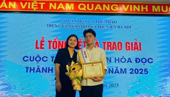 LỄ TỔNG KẾT VÀ TRAO GIẢI CUỘC THI ĐẠI SỨ VĂN HÓA ĐỌC THÀNH PHỐ HÀ NỘI NĂM 2025