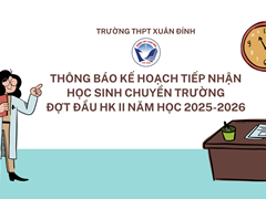 Thông Báo Kế Hoạch Tiếp Nhận Học Sinh Chuyển Trường Đợt Đầu HK2 Năm Học 2025-2026