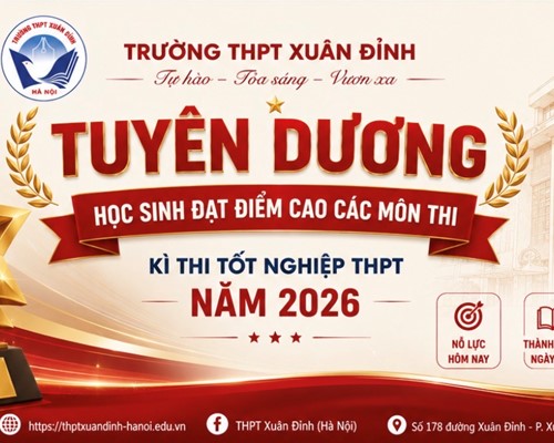 Tuyên dương học sinh đạt điểm cao các môn thi - Kỳ thi tốt nghiệp THPT năm 2026